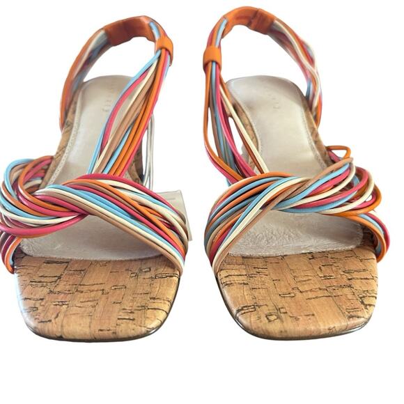 Sanctuary Admire Square Toe Wrapped Strap Block Heel Sandals NEW Size 5.5 - Picture 3 of 11